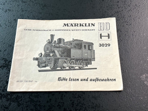 Märklin 3029 anleitung - märklin,