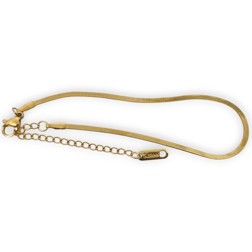 Armband gold 18cm snake kette - armband,