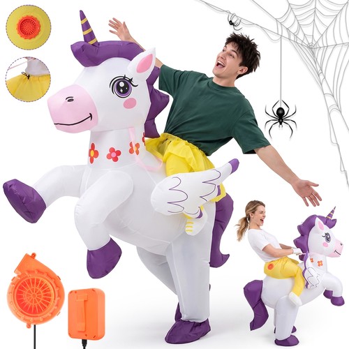 Aufblasbares einhorn kostüm - einhorn,