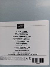 Stampin up  5 Blätter Farbkarton A4 Wolkenmeer