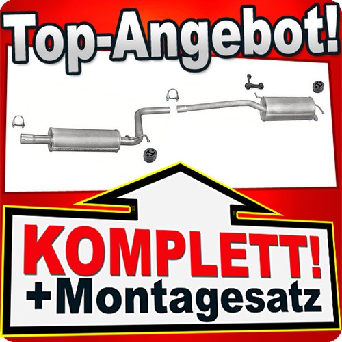Auspuff für caddy - auspuff, 2.0