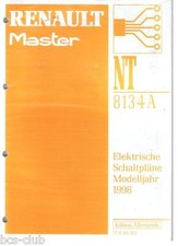RENAULT MASTER II MJ 1998 ELEKTRISCHE SCHALTPLÄNE WERKSTATT HANDBUCH Elektrik