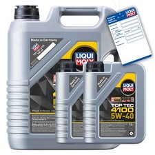 Liqui Moly 3701 LM 3701 Motoröl, Öl, Top Tec 4100 5 W-40 7 L