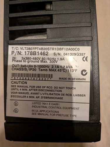 Danfoss vlt 2800 - vlt,
