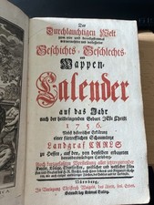 Wappen-Calender für das Jahr