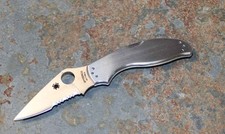 Spyderco Messer UpTern Silver