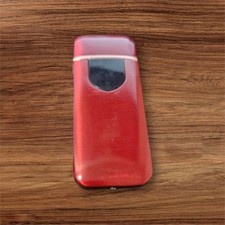 Aufladbares Metall USB Feuerzeug Glühspirale in Rot mit Gravur* Geschenk*