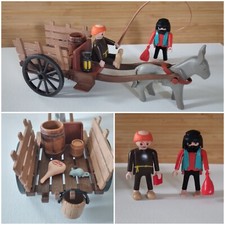 playmobil Ritter Kirche Kloster  Mönch Bettler Bettelmönch Wagen Figuren Zubehör