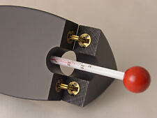 Luxus Weinthermometer in Massivholz schwarzer Schleiflack – für Weinliebhaber!