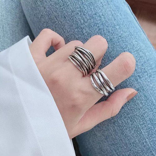 Damen ring geschwärzt - ring,