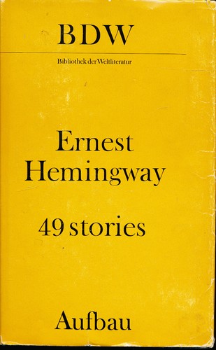 Ernest hemingway 49 stories - hemingway,