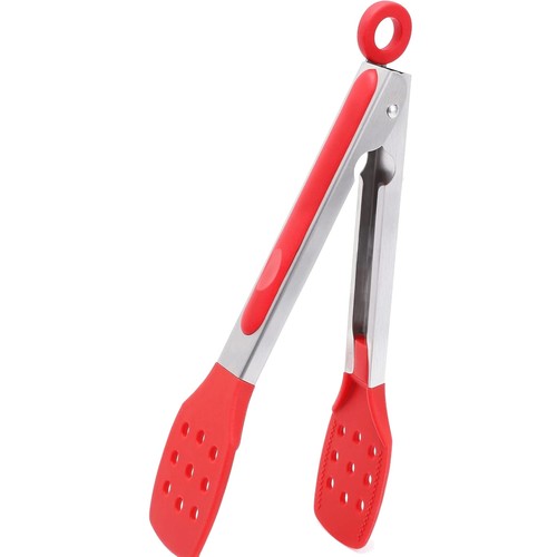 Küchenzange silikon rot - silikon,