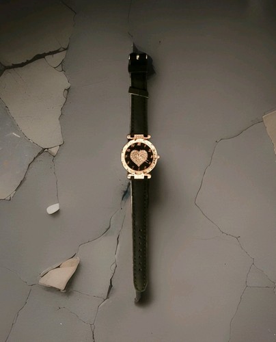 Damen armbanduhr schwarz herz - armbanduhr,