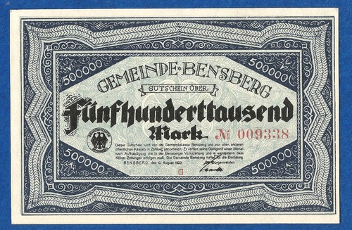 252 notgeld gemeinde - notgeld,