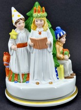 Hutschenreuther Lichterkönigin Lucia 2011  Dekoriert Weihnachts Spieluhr  16cm