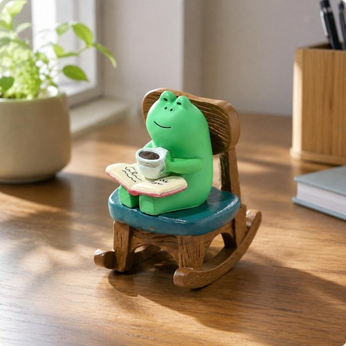 Frosch-Schaukelstuhl-Ornament