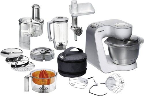 Bosch mum54251 weiss - mum54251, weiss-silber