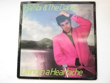 Hambi & The Dance Living In A Heartache 7" Virgin VS474 EX/EX 1982 picture sl...