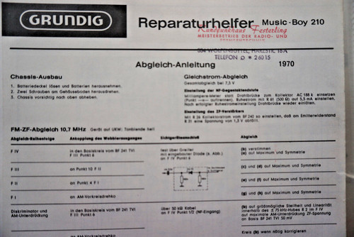 Grundig music boy 210 - music-boy,