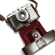 Leidolf Wetzlar Fotoapparat Analogkamera Lordox Prontor SV Silber Schwarz + Etui