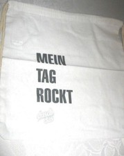 Turnbeutel Weiß "MEIN TAG ROCKT"   von duschdas  NEU OVP 