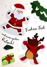 Weihnachtsmann & Rentier