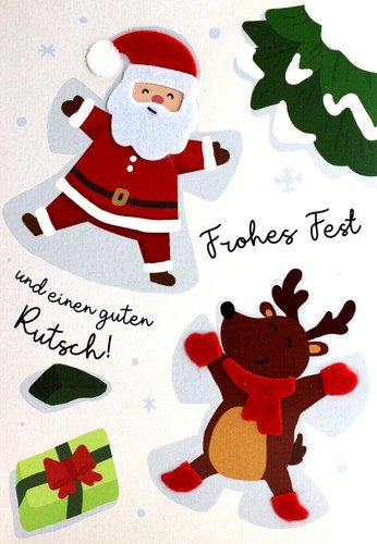 Weihnachtsmann rentier - &,