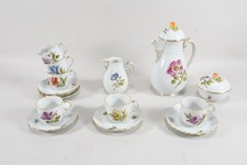 Q43B34- Ludwigsburg Porzellan Mokka Service ua Kanne Kännchen Zuckerdose