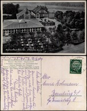 Ansichtskarte Borna-Heinersdorf-Chemnitz Luftbild Bismarckschlößchen 1938