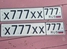 Auto Nummernschild Kennzeichen