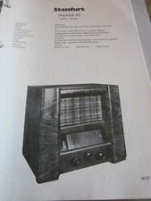 Schaltplan N Radio Stassfurt Imperial 55, 1935