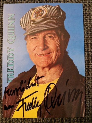 Freddy quinn autogramm - quinn,