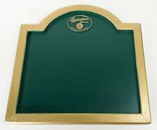 Budweiser Bier Kreidetafel goldfarbiger Rand Budvar Beer Schreibtafel Bar 1223