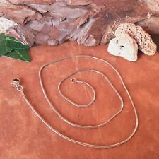 304 Edelstahl Halskette Schlangenkette 45 cm Karabinerverschluss (3)