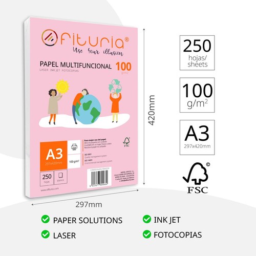 250 blatt din 100g weißes - din,