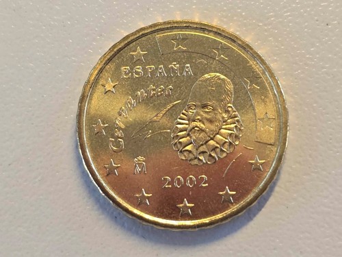 Spanien cent 2002 stg - 10,