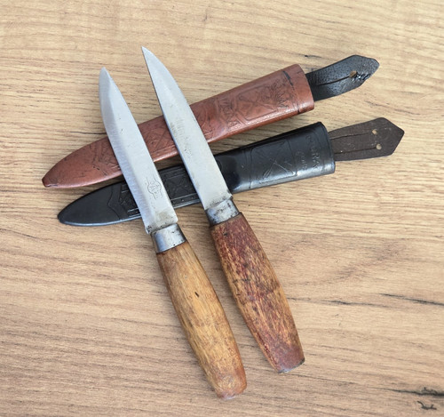 Vintage jagdmesser - 2x,