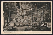 Ansichtskarte Baden-Baden, Roulette-Tisch im Spiel-Casino 