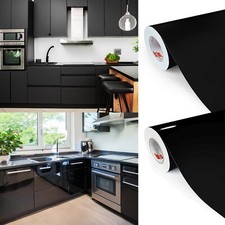 Klebefolie Selbstklebend Schwarz Mat Glanz Folie Plotterfolie Möbelfolie Küche