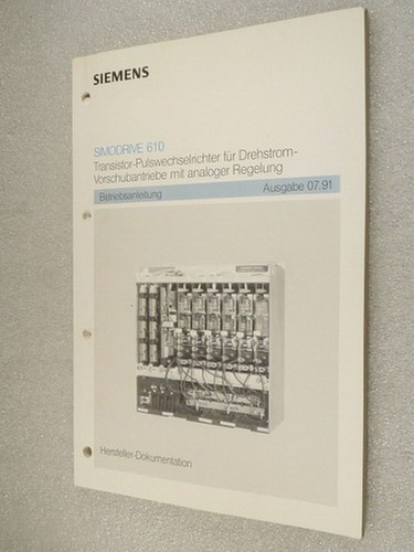 Siemens simodrive 610d - siemens,