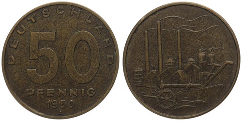 Deutschland ddr 50 pfennig - deutschland,