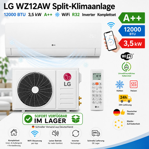 Wz12aw split klimaanlage - lg, split-klimaanlage