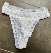 NEU Tanga Slip Stringtanga Höschen Spitze weiß Gr. S 36