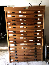 Zeichenschrank, Schubladenschrank, Planschrank , Holz, 3 Teile Liebenwerda 