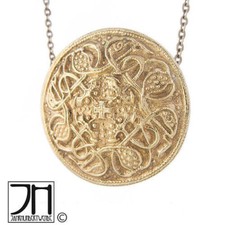 Keltischer Knoten Anhänger Silber vergoldet celtic silver knots pendant