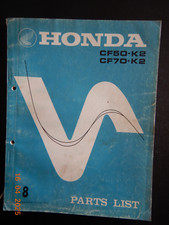 CF50 CF70 K2   Reparaturanleitung Teilekatalog  Honda -Teile  1979  Parts-List