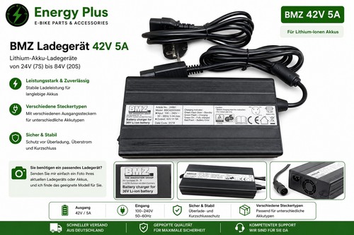 Bmz ladegerät 42v für - bmz,