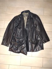 Damen Lederjacke, Echt Leder, Schwarz, Große 48 Top Zustand Vintage