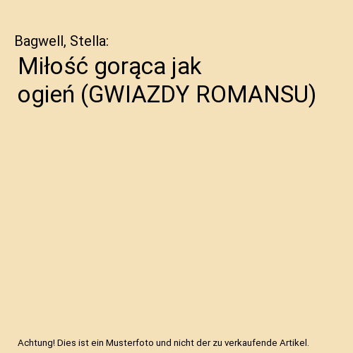 Miłość gorąca jak ogień