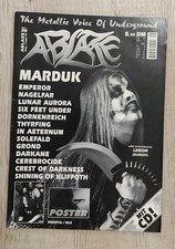 Ablaze Magazin Nr. 28,  1999, Black Metal, m. Poster, Marduk, Emperor, Nagelfar